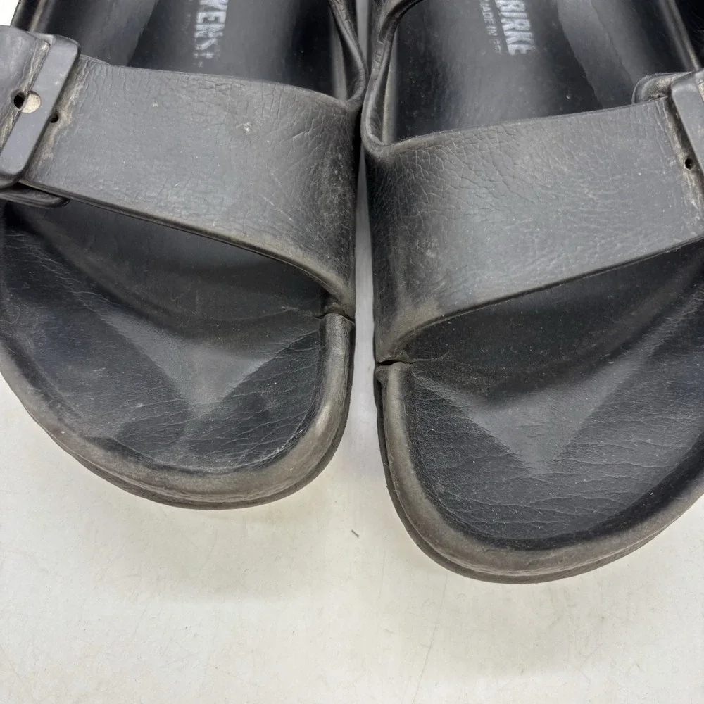 Birkenstock EVA Arizona Shoes Womens 7 Mens 5.5 Essentials Slip On Sandal Black